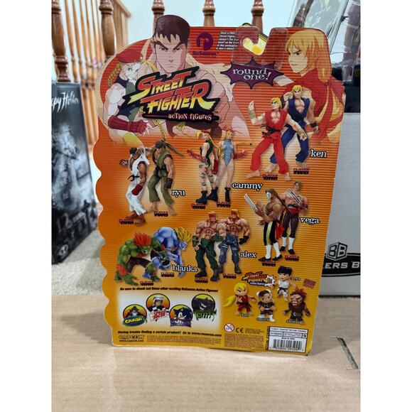 NIB Street Fighter Action Figure - Alex (Round One) Green Variant - Picture 4 of 4